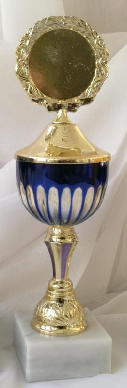 Pokal gold/blau - B 5243
